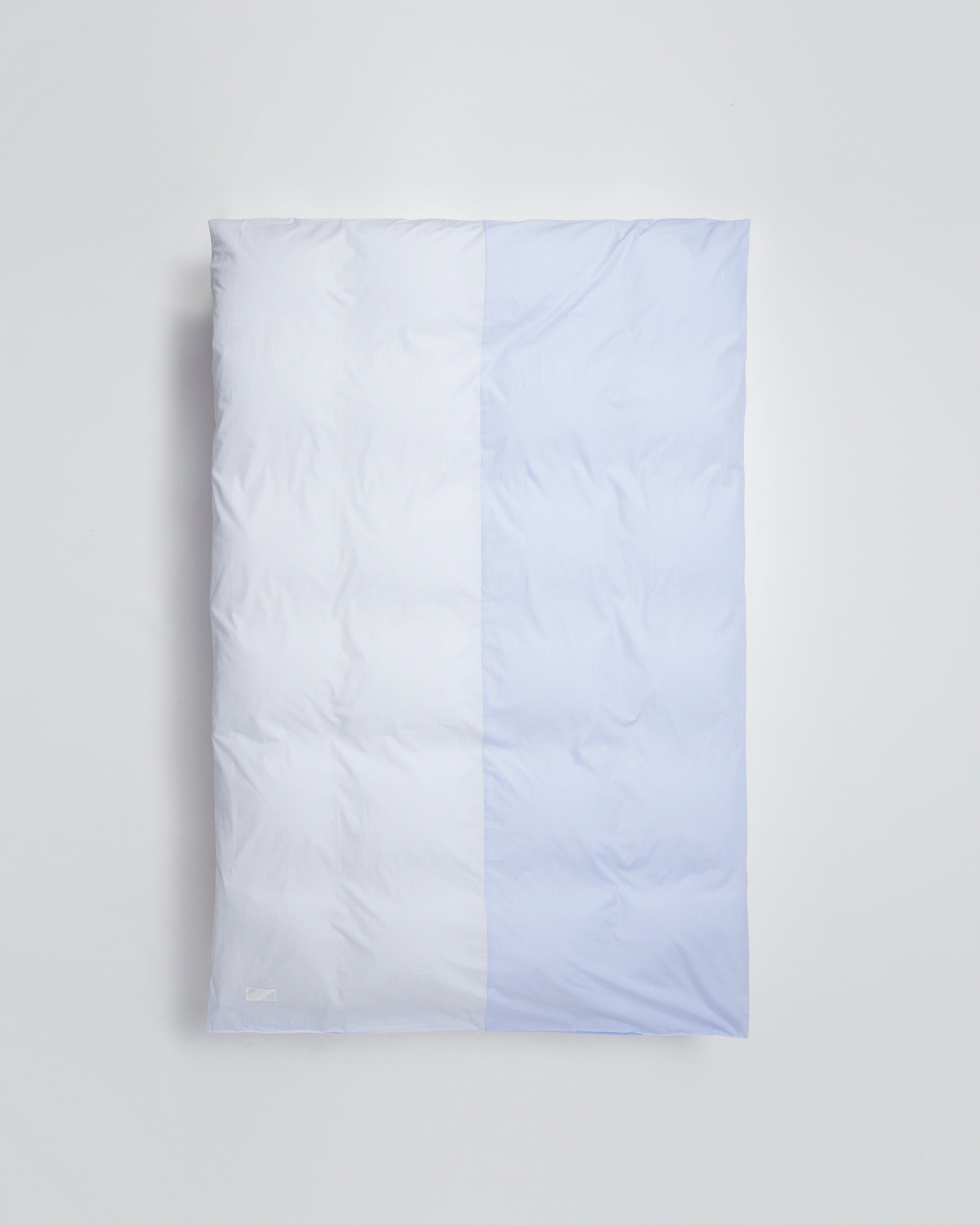 Wall Street duvet cover | Half & half stripes Poplin
